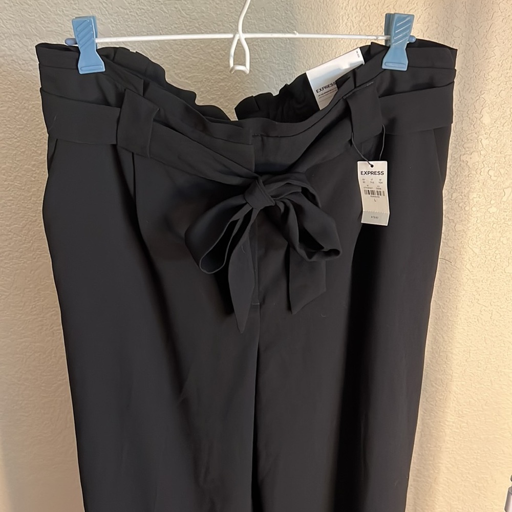 Express High Waisted Wide Leg Dress Pant